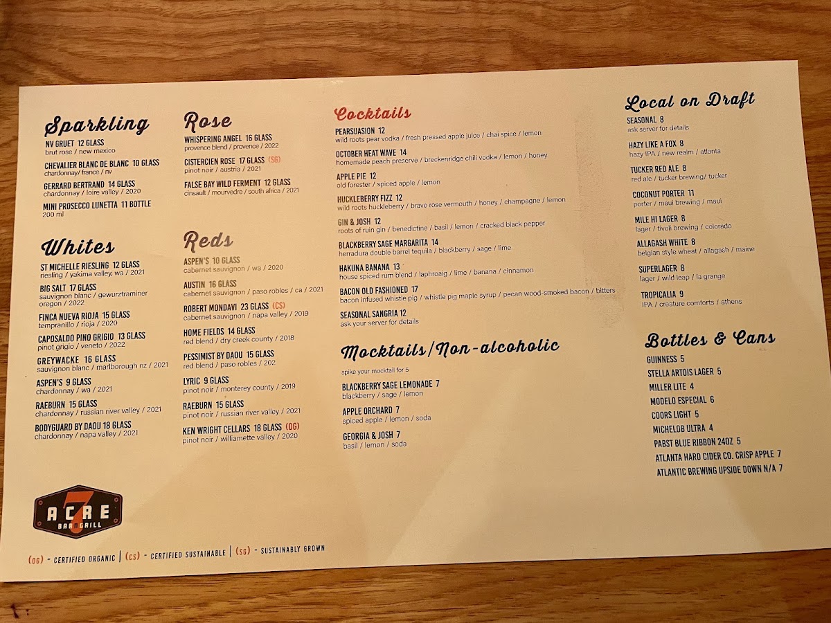 Menu 7 Acre Barngrill-2