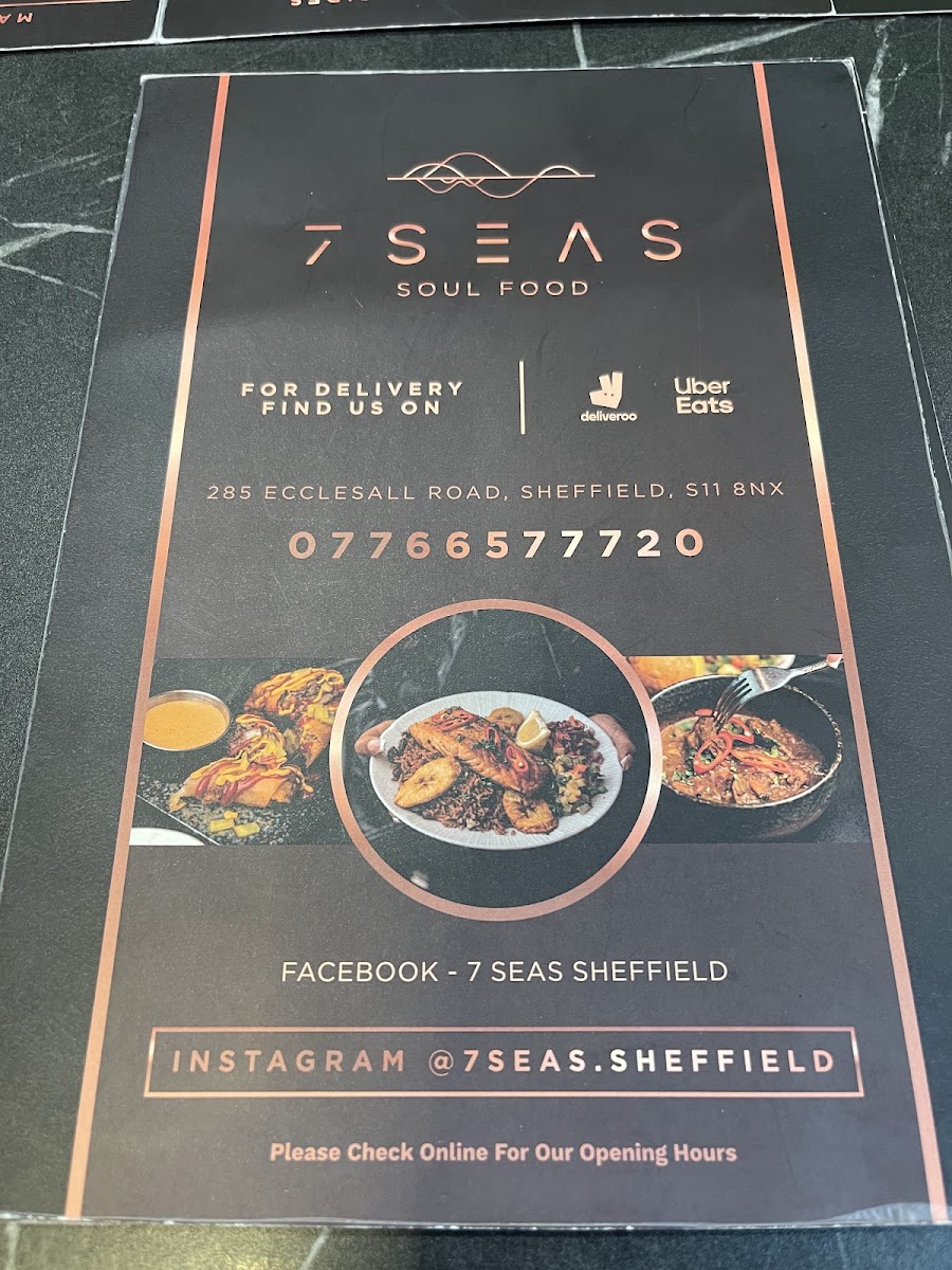 Menu 7 Seas Soul Food-7