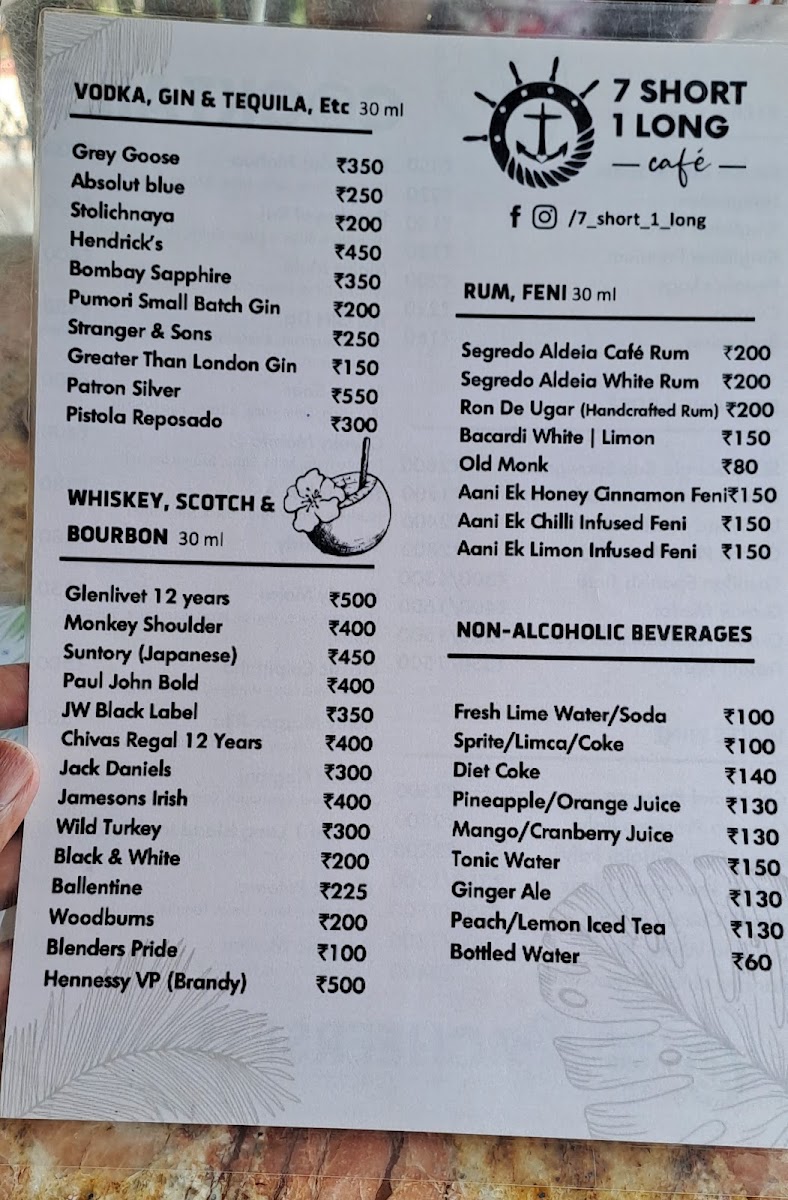 Menu 7 Short 1 Long Restaurant-5