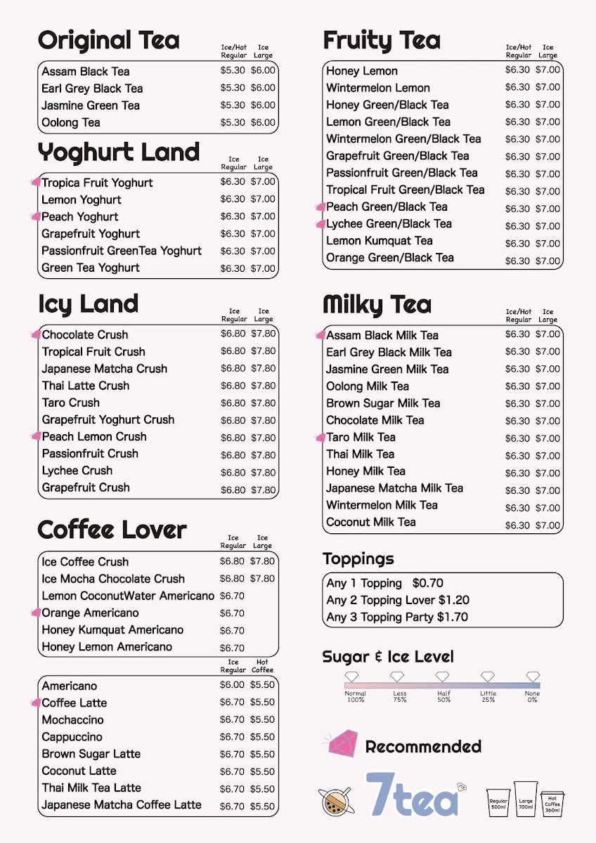 Menu 7 Tea Nt-2