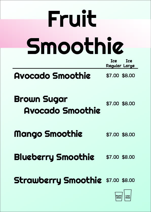 Menu 7 Tea Nt-7