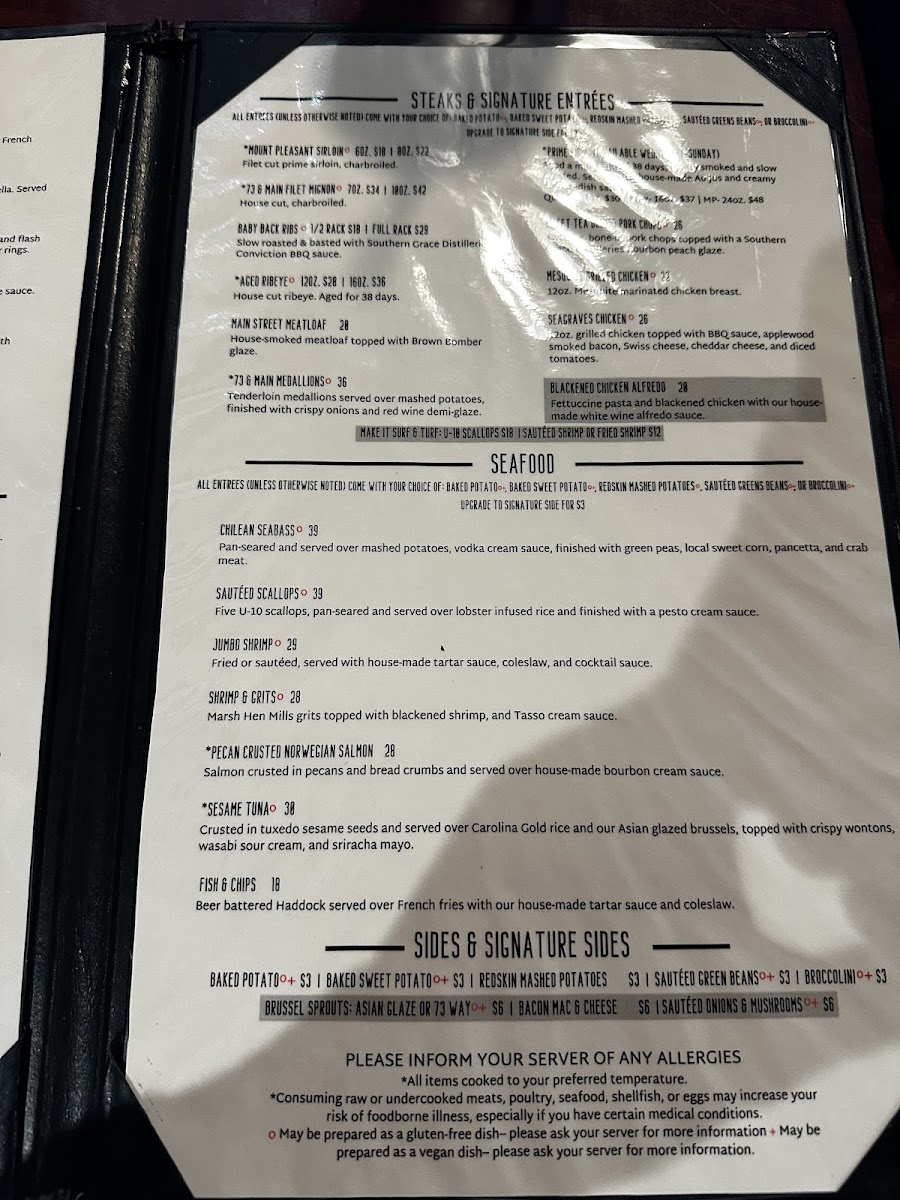 Menu 73 & Main-9