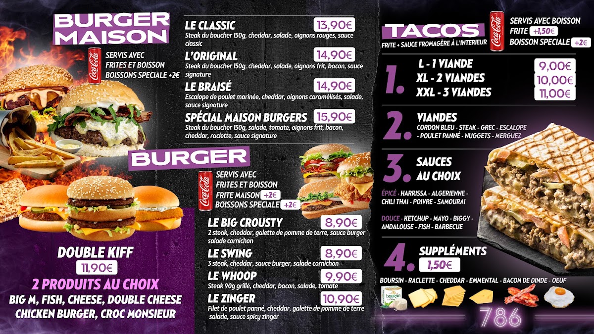 Menu 786 - Le Mans I Brasserie & Burger-2