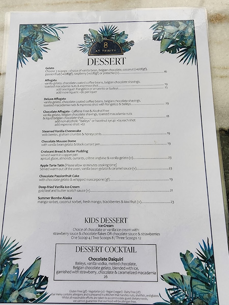 Menu 8 At Trinity-3