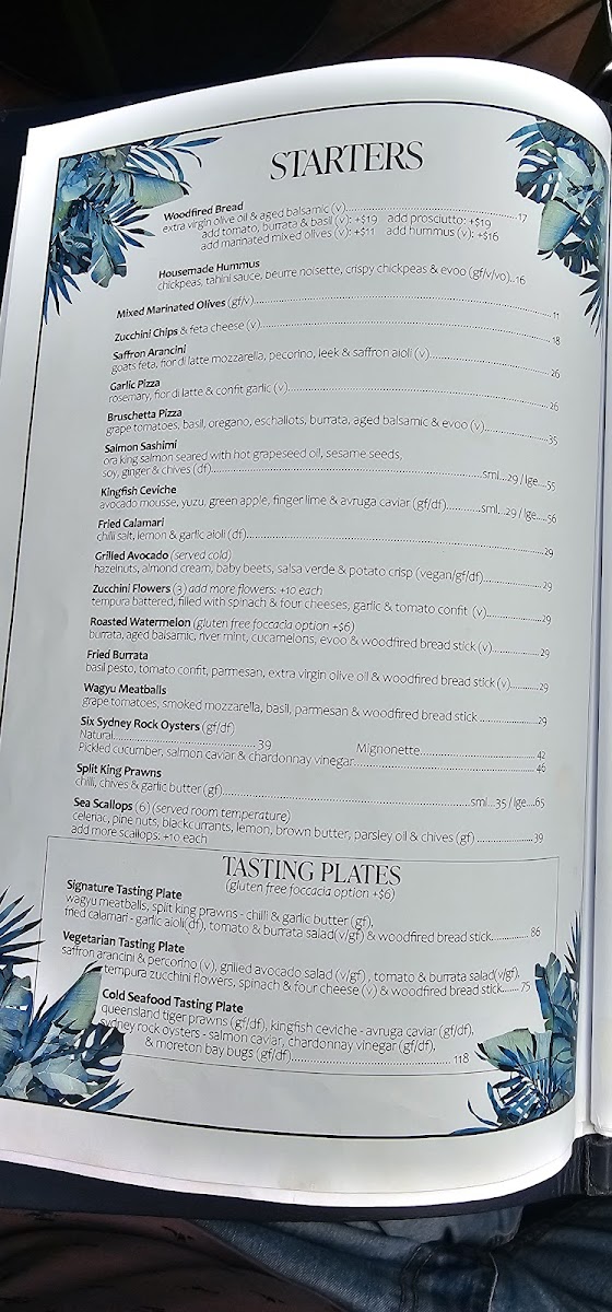 Menu 8 At Trinity-8