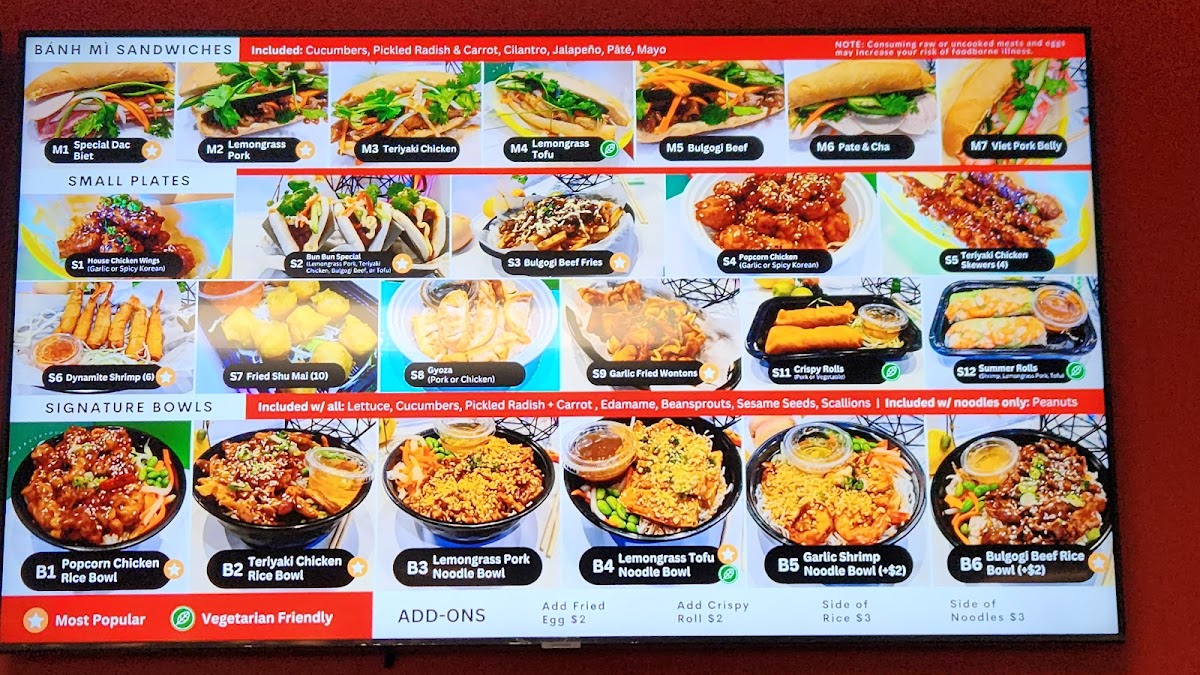 Menu 88 Street Food Rva-1