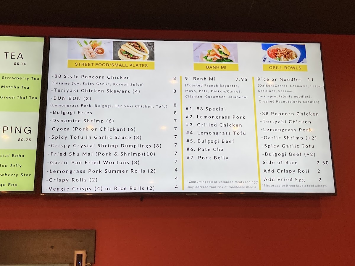 Menu 88 Street Food Rva-7