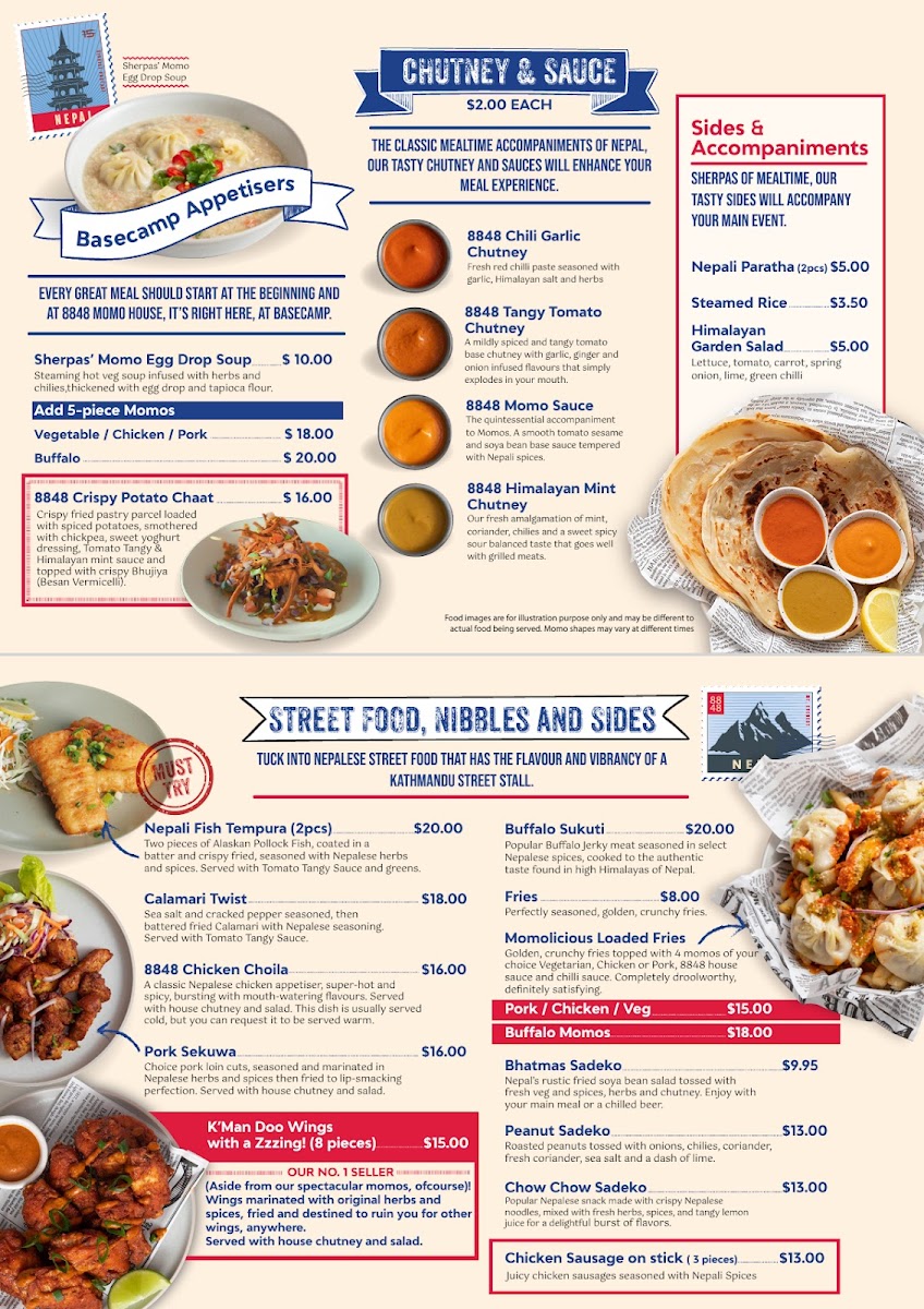 Menu 8848 Momo House Nundah-2