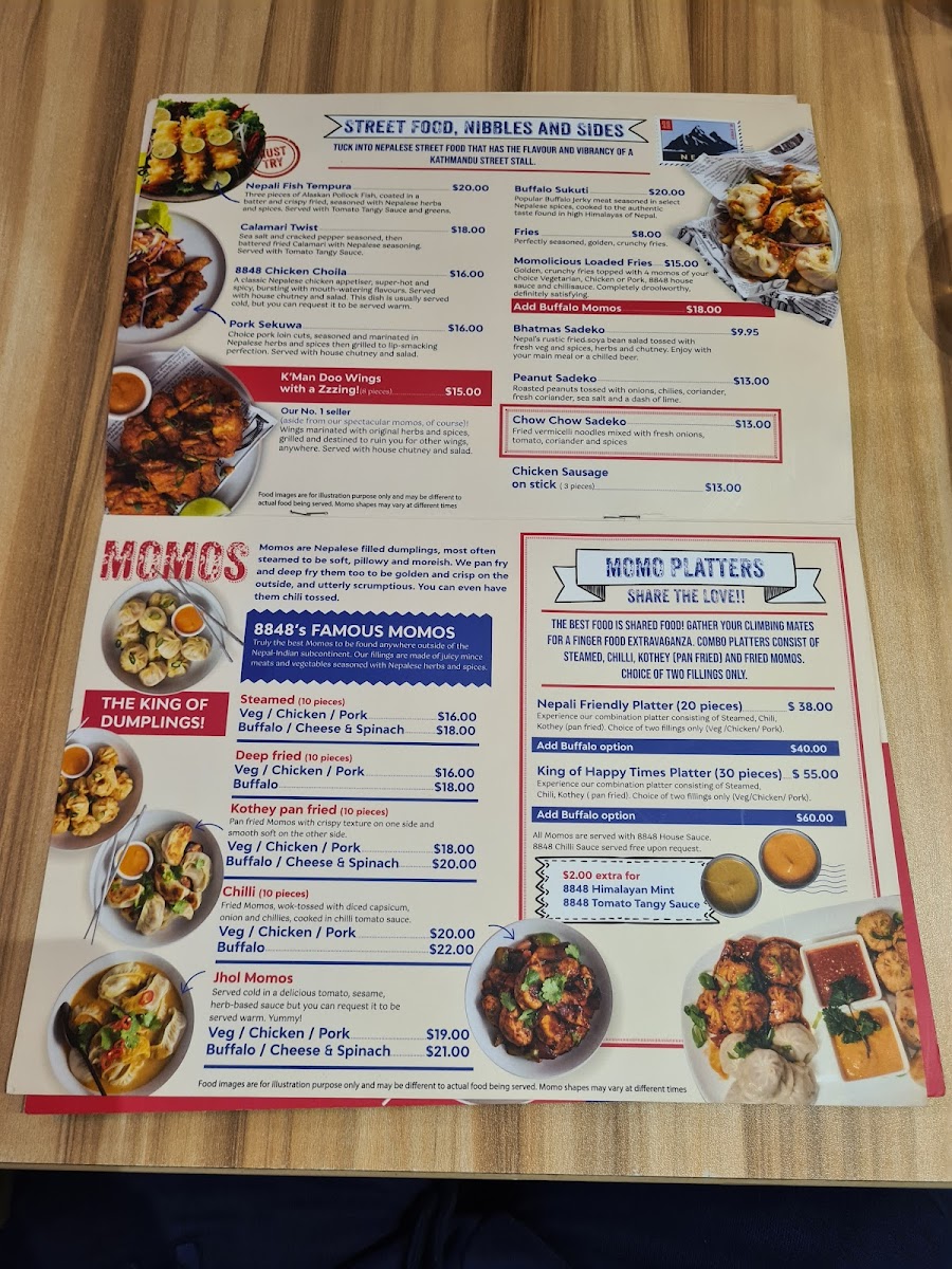 Menu 8848 Momo House Nundah-6