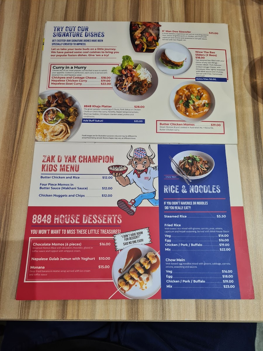 Menu 8848 Momo House Nundah-7