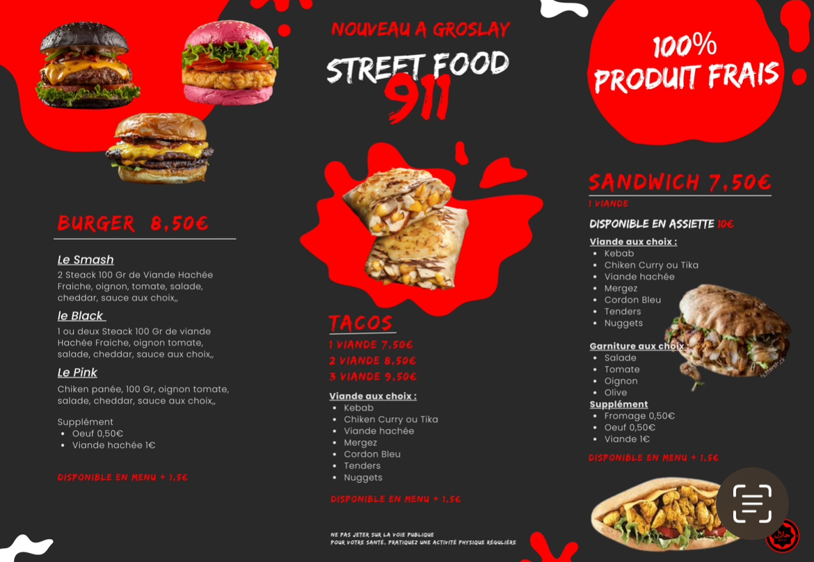 Menu 911 Groslay-1