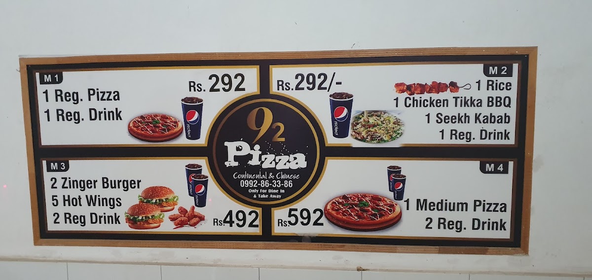 Menu 92 Pizza Abbottabad-3