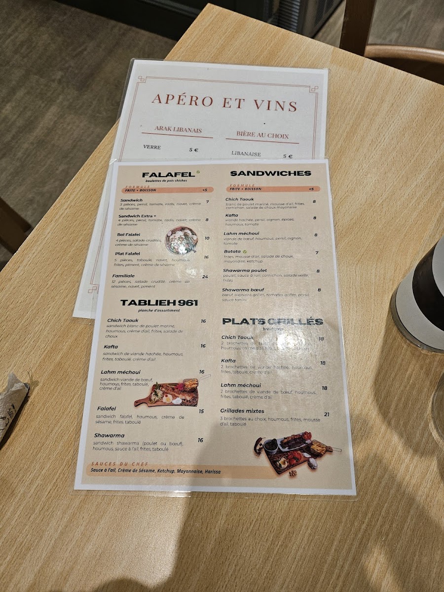 Menu 961 Beyrouth-1