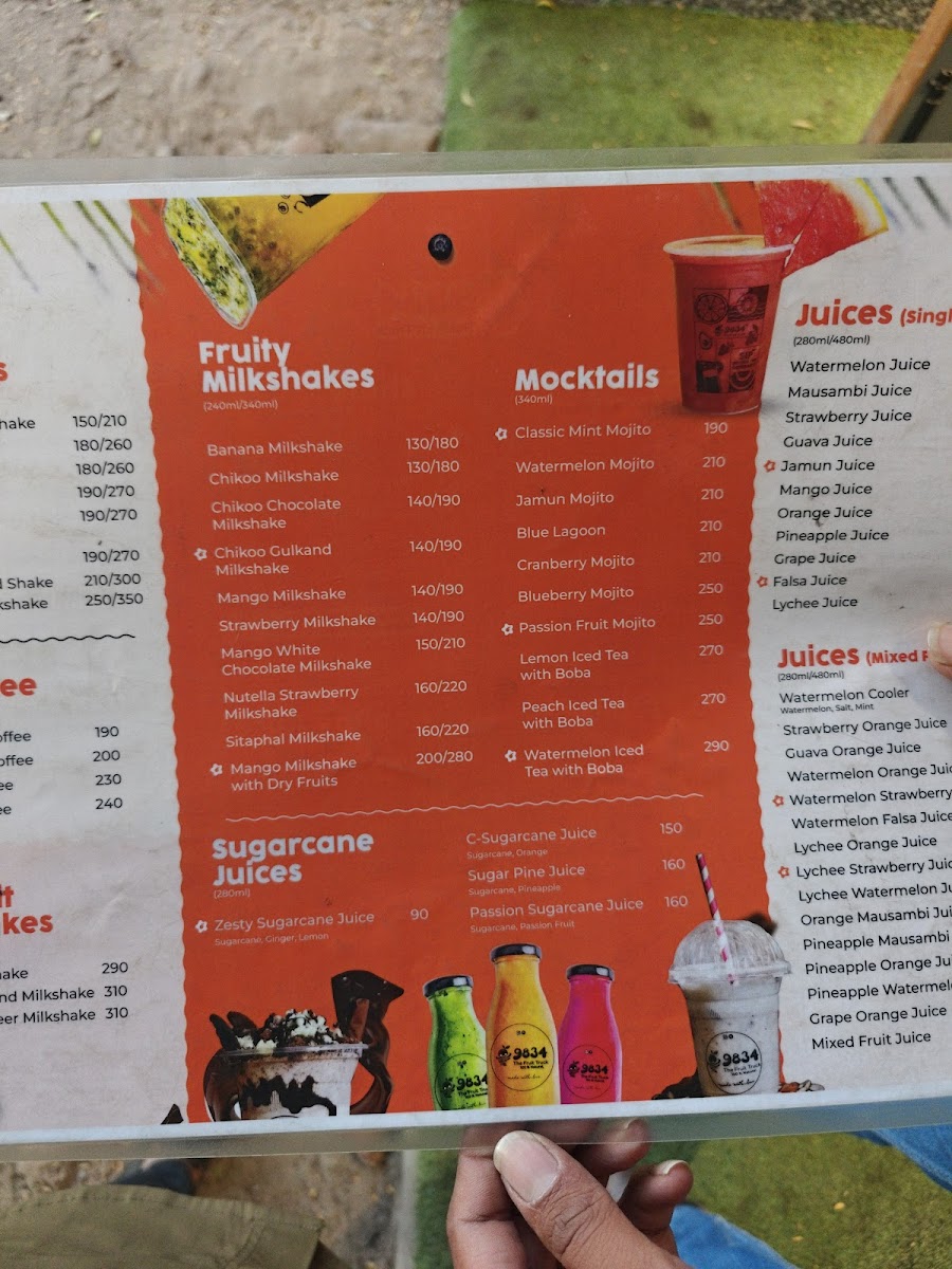 Menu 9834 The Fruit Truck Ahmedabad (Navrangpura)-3