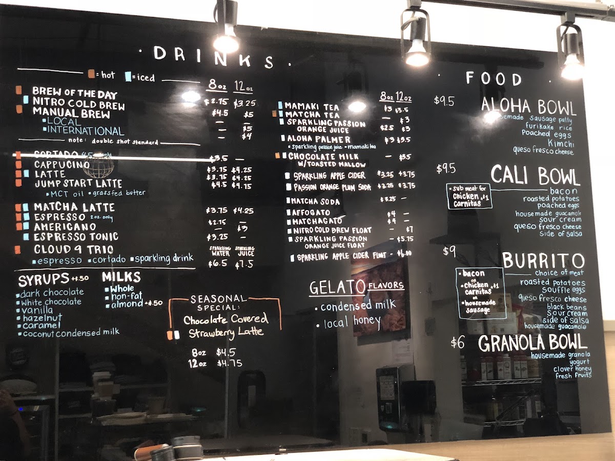 Menu 9Bar Hnl-8