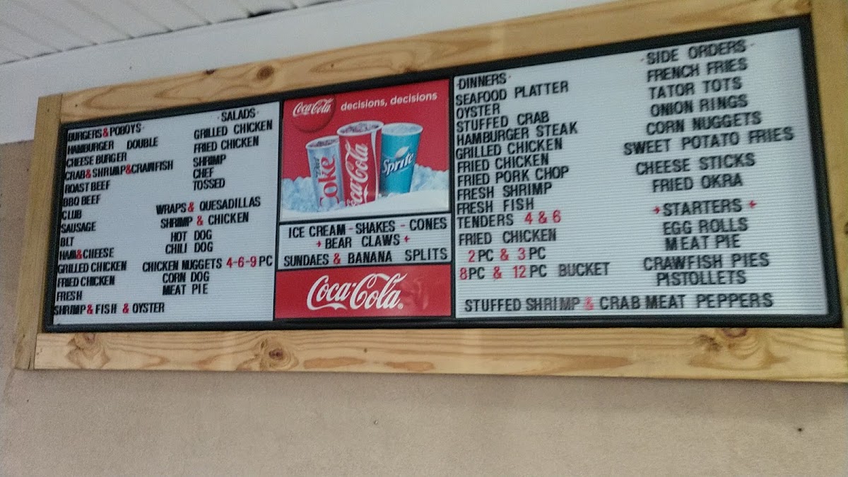 Menu A-Bear's Diner-10