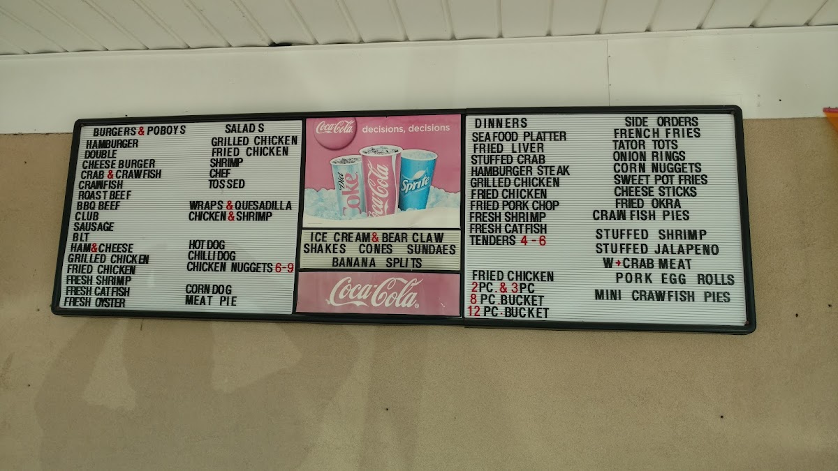 Menu A-Bear's Diner-9