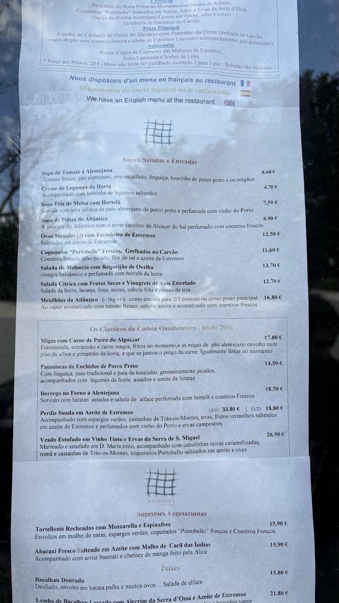 Menu A Cadeia Bué Pequenina-4