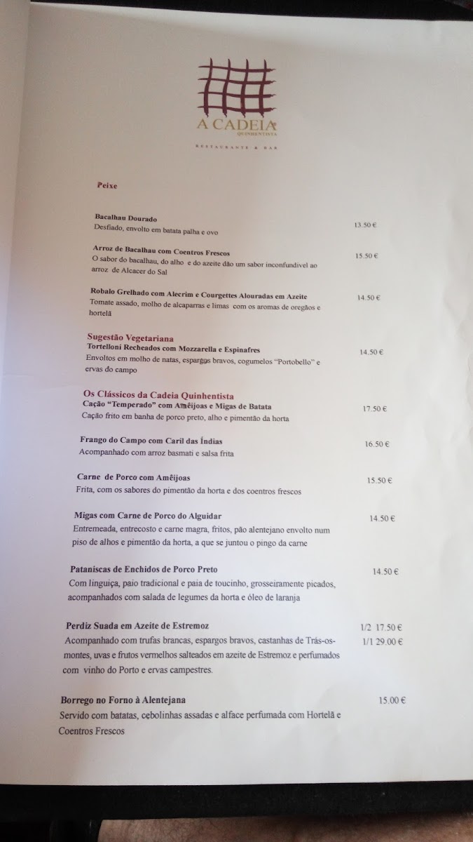 Menu A Cadeia Bué Pequenina-6