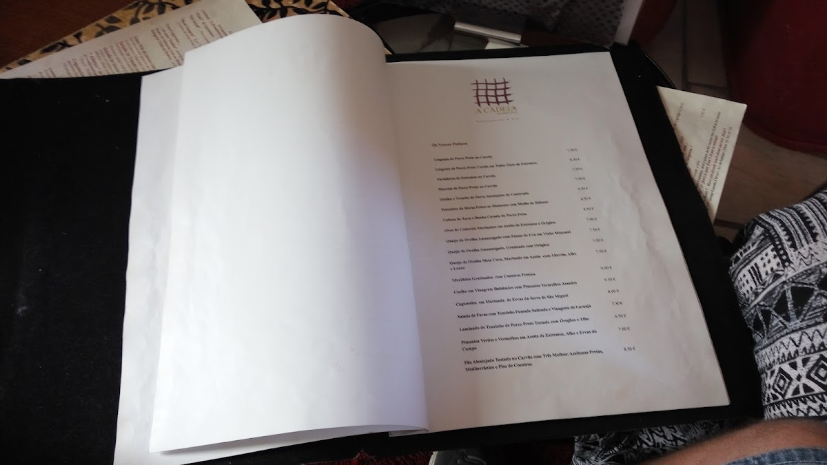 Menu A Cadeia Bué Pequenina-9