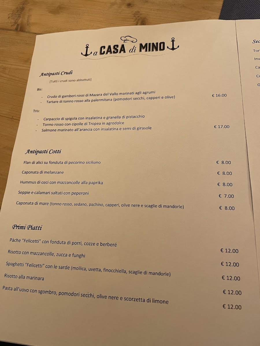 Menu A Casa Di Mino-7