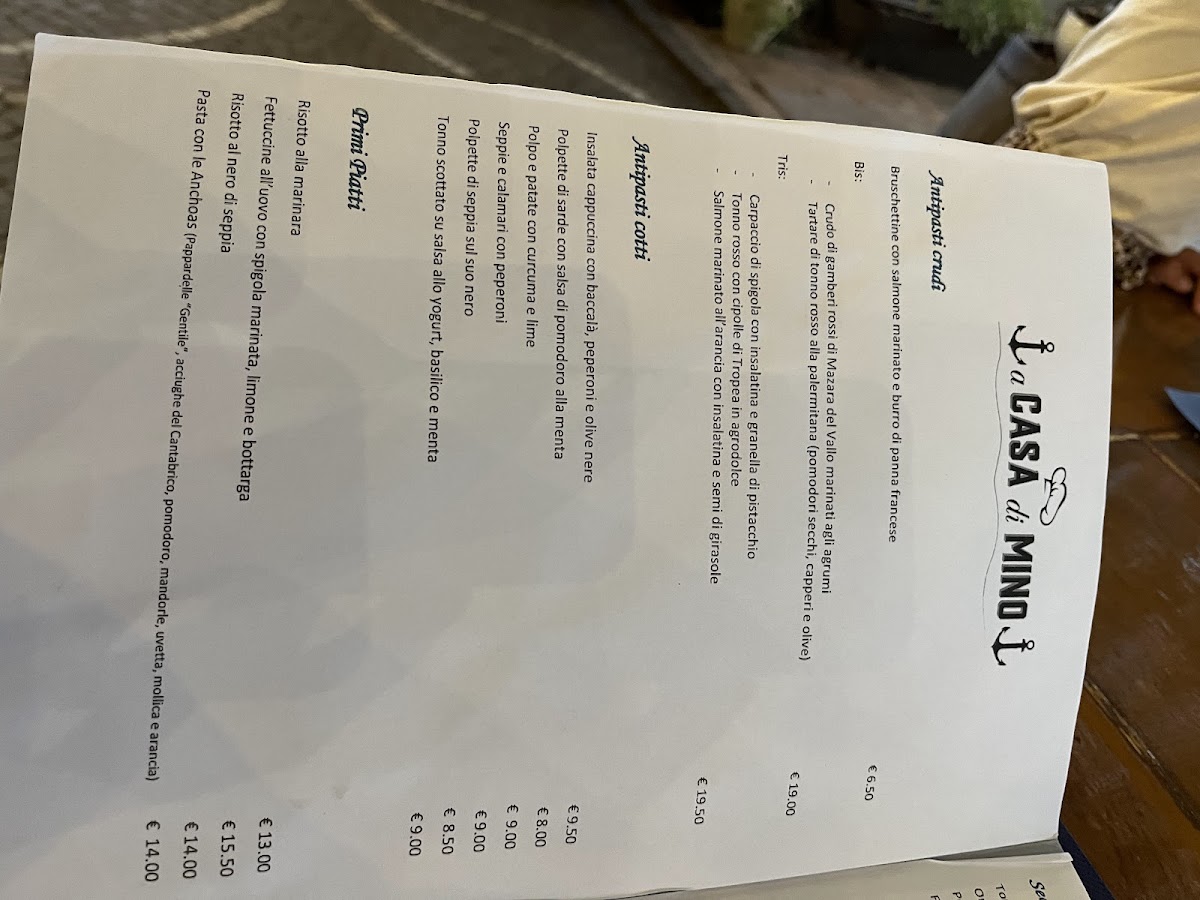 Menu A Casa Di Mino-9