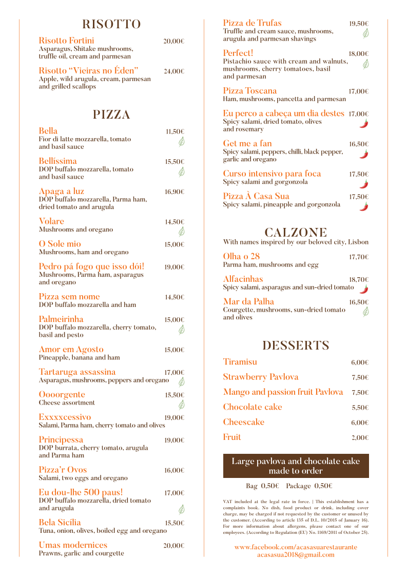 Menu À Casa Sua-1