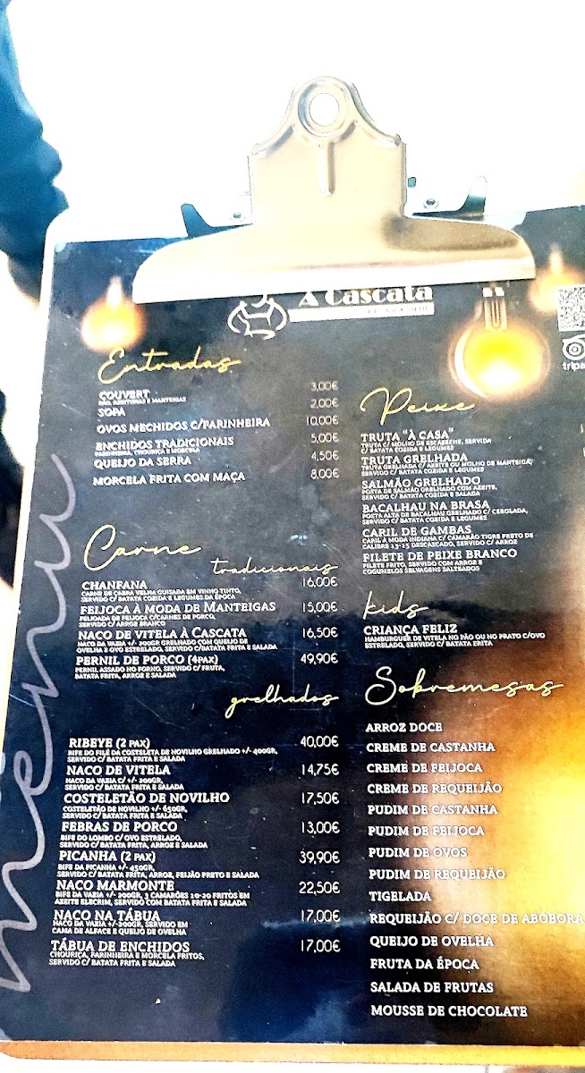 Menu A Cascata-1