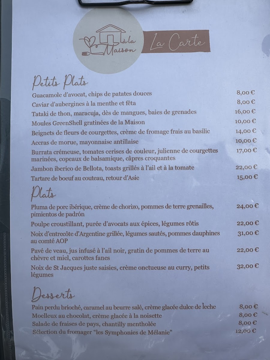 Menu A La Maison-8