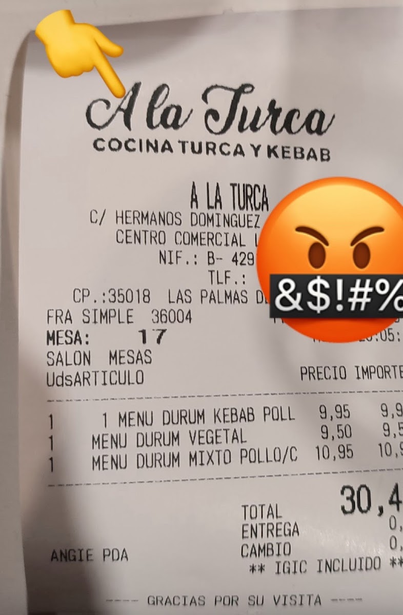 Menu A La Turca Las Palmas-2