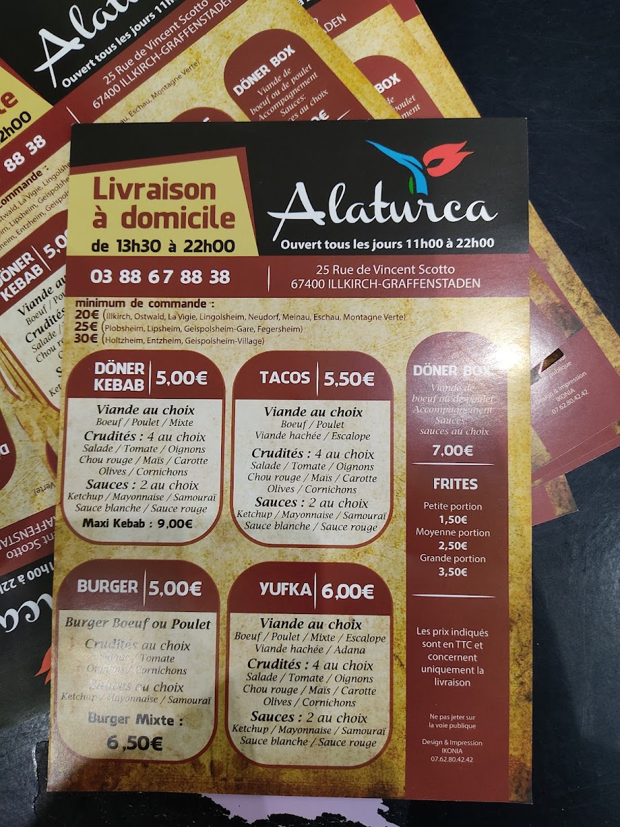 Menu A La Turca-1