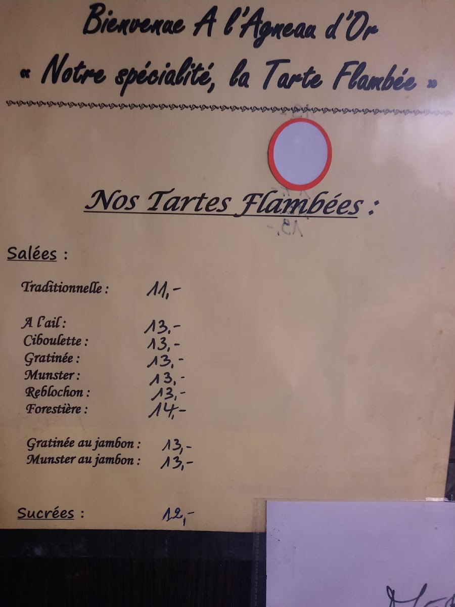 Menu A L'agneau D'or-3