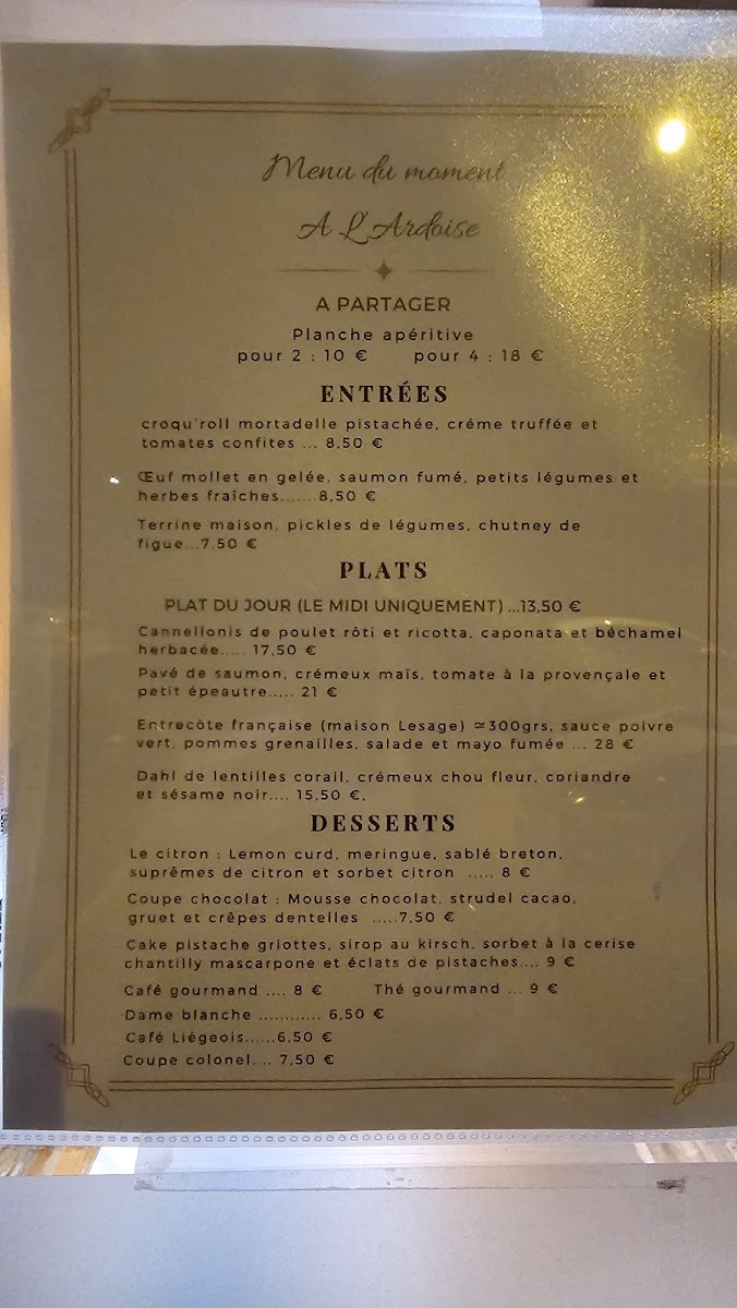 Menu A L’Ardoise-1