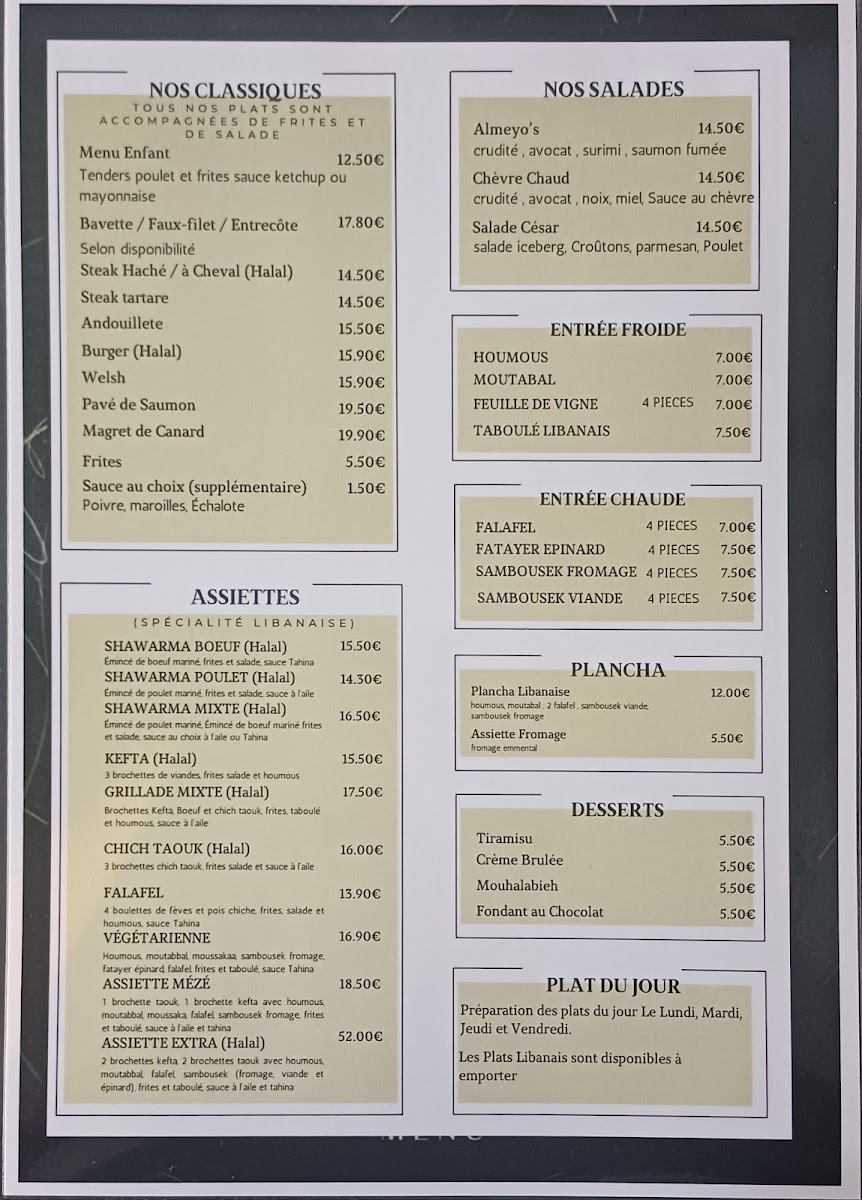 Menu A L'atlantis-1