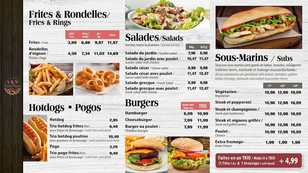 Menu A & N Pizza 2 Pour 1-1