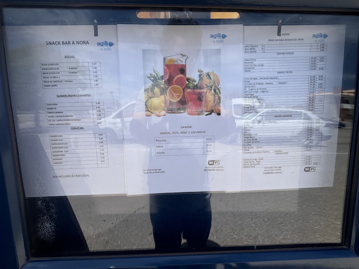 Menu A Nora-6