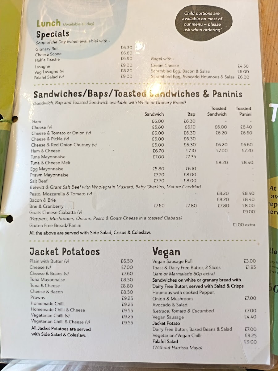 Menu A Piece Of Cake-2