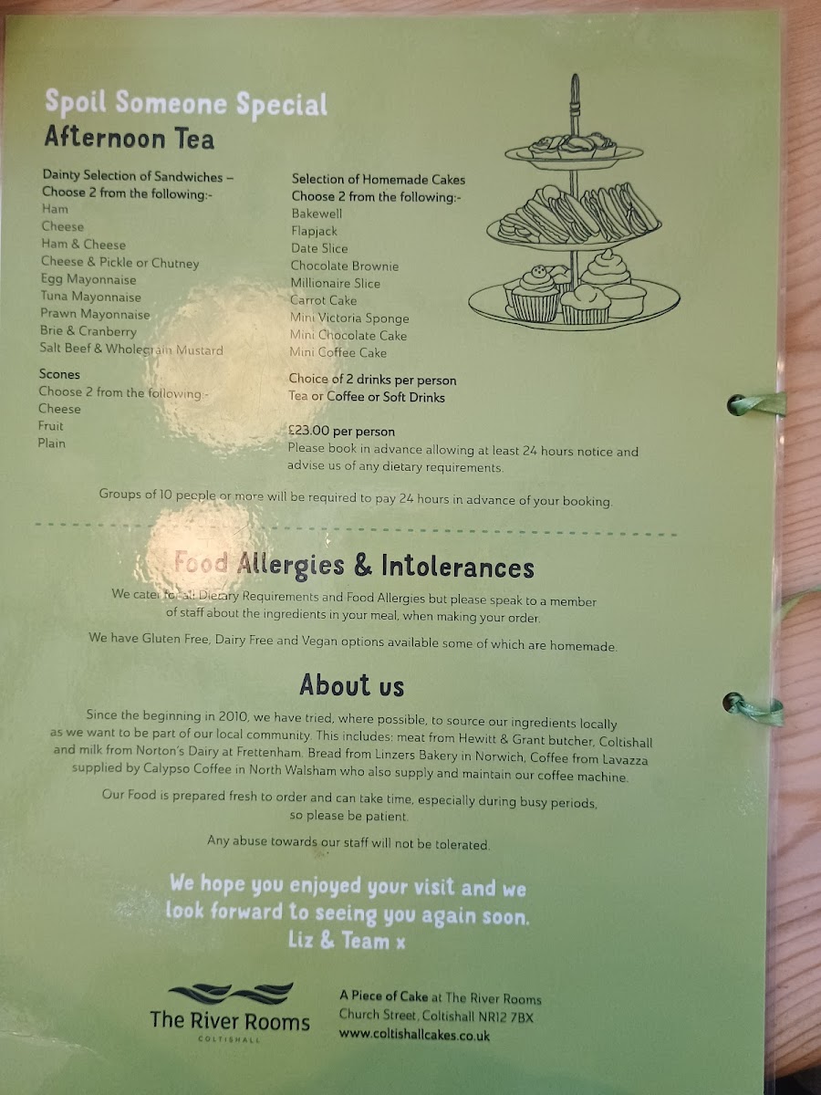 Menu A Piece Of Cake-3