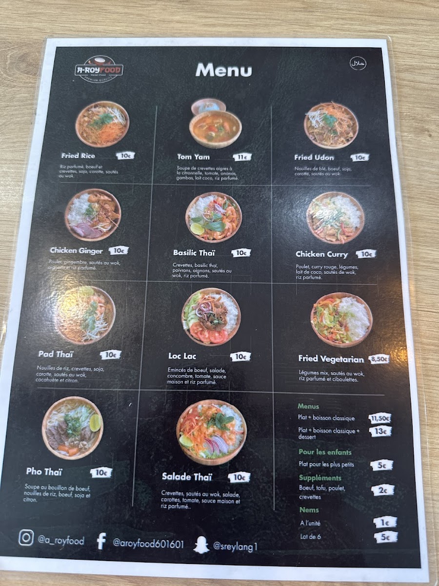 Menu A-Roy Food-1