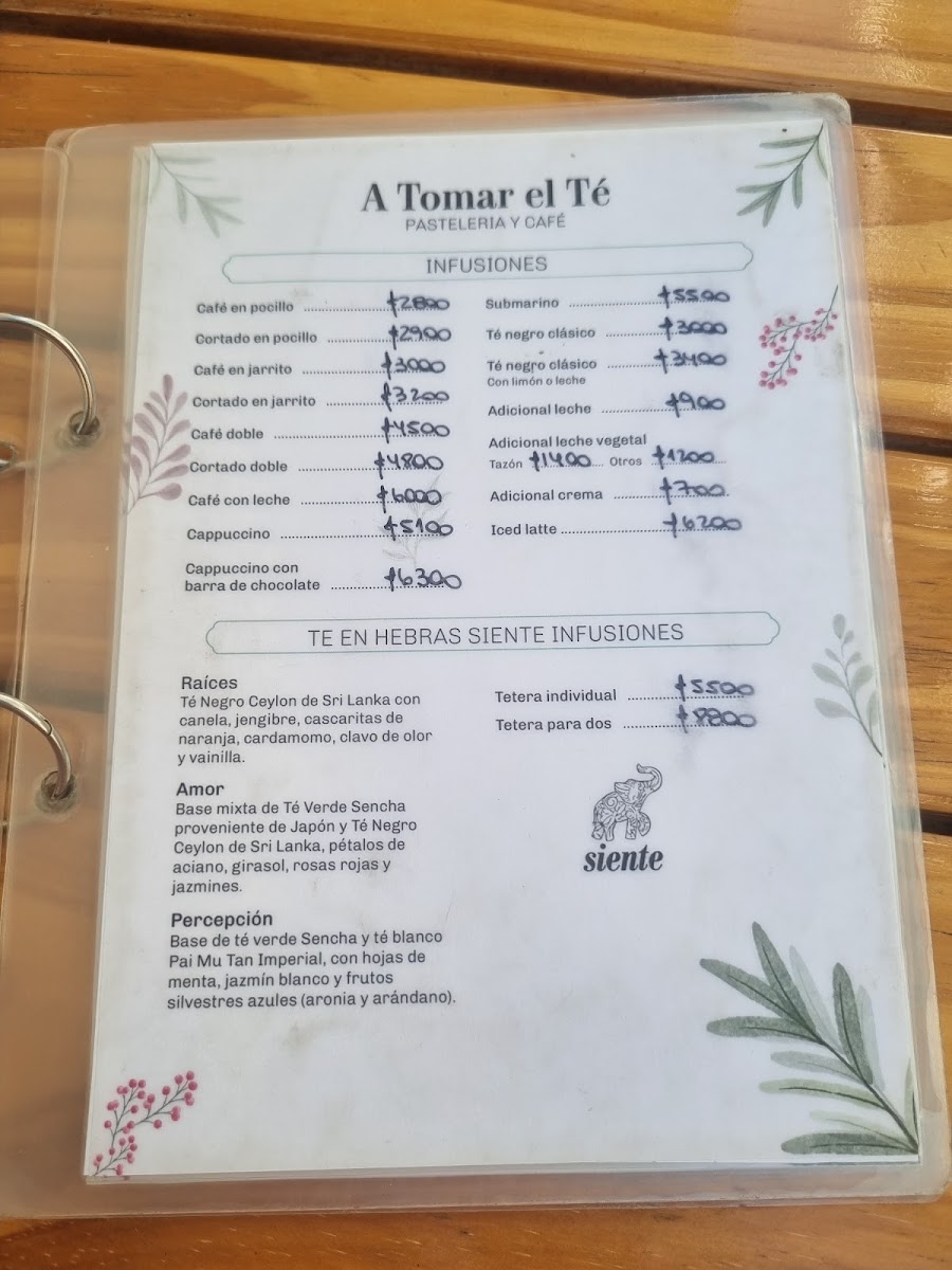 Menu A Tomar El Té Pastelería Y Café-5