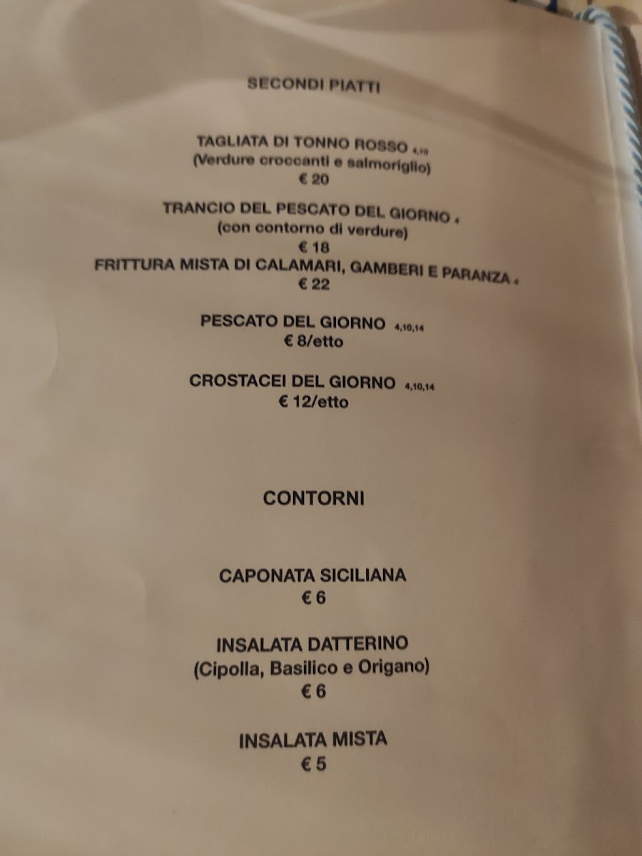 Menu A Valata-9