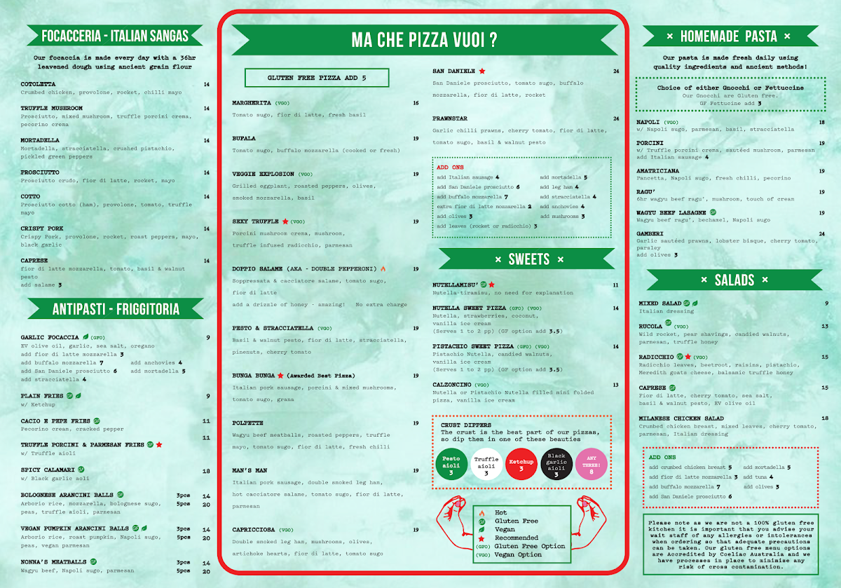 Menu A25 Pizzeria Centro (Cbd)-1