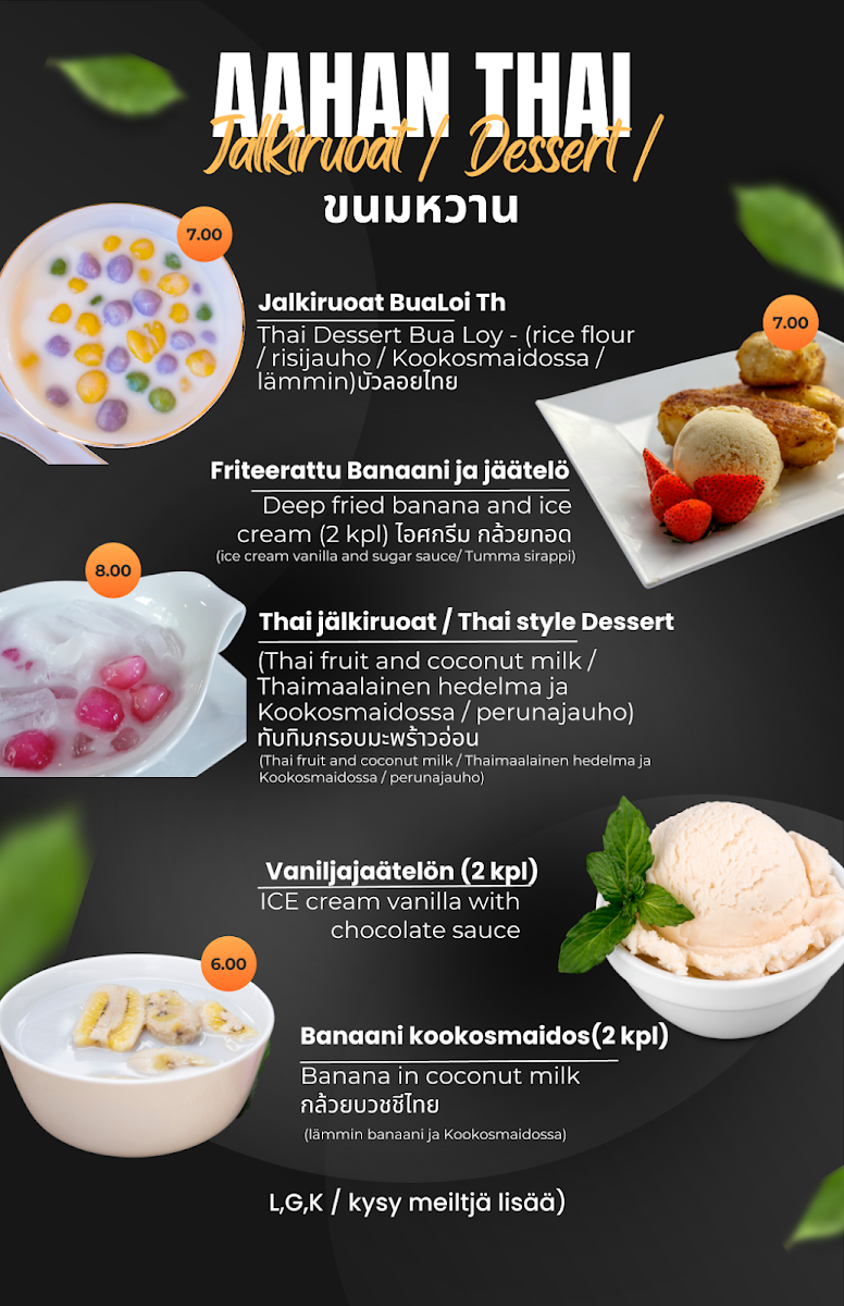Menu Aa Han Thai-10