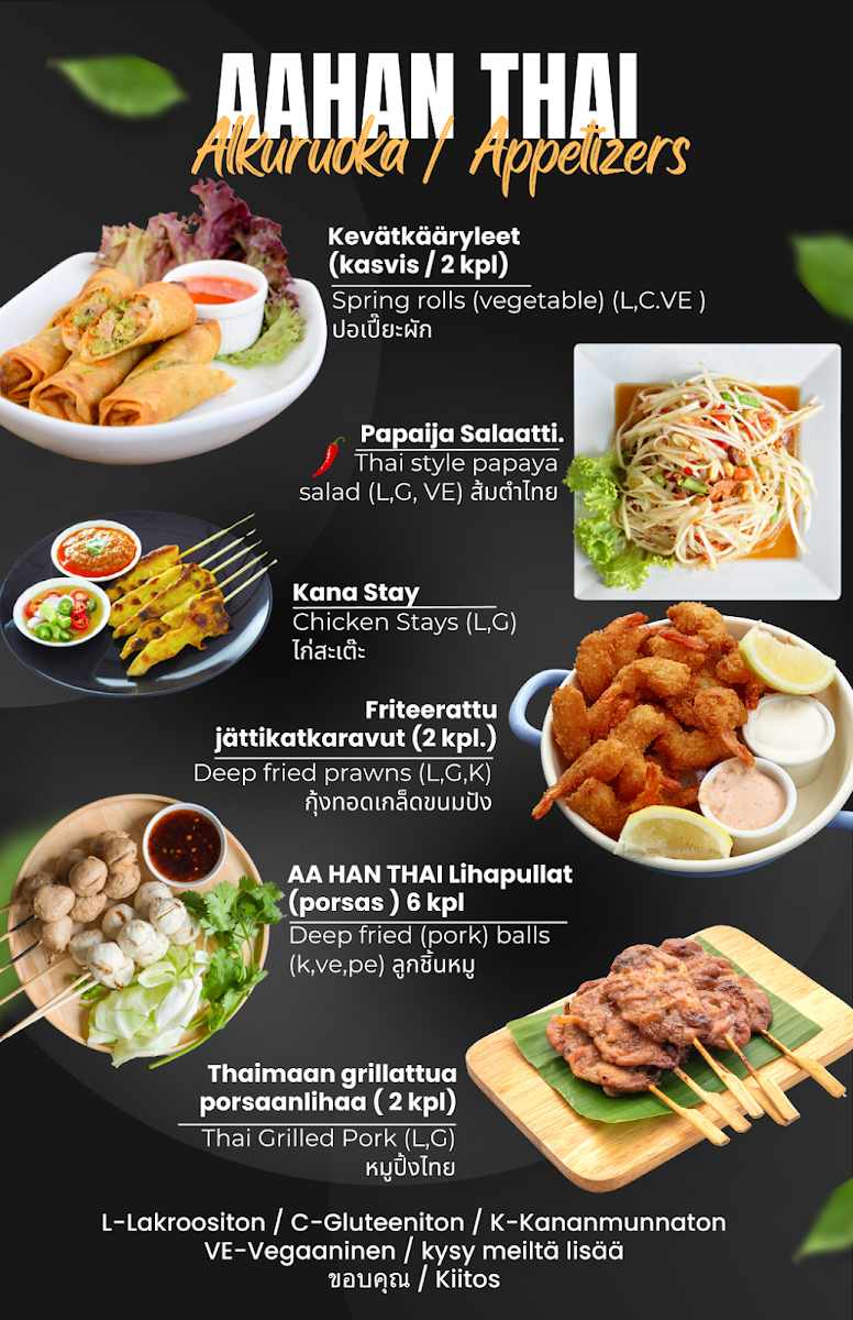 Menu Aa Han Thai-3