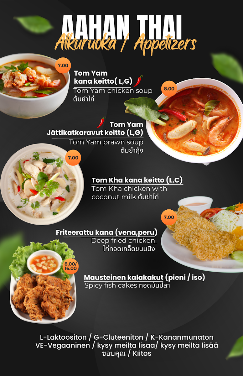 Menu Aa Han Thai-4
