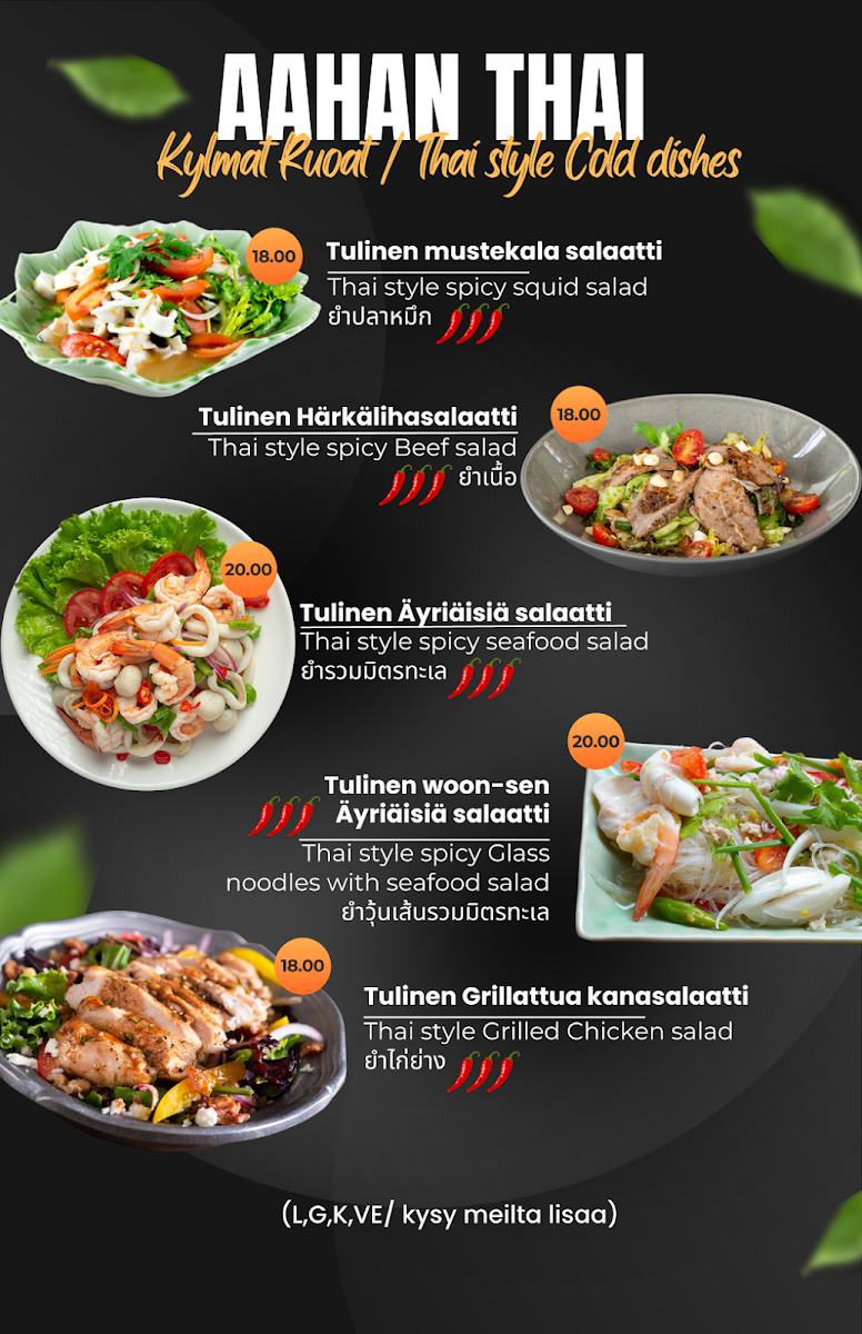 Menu Aa Han Thai-6