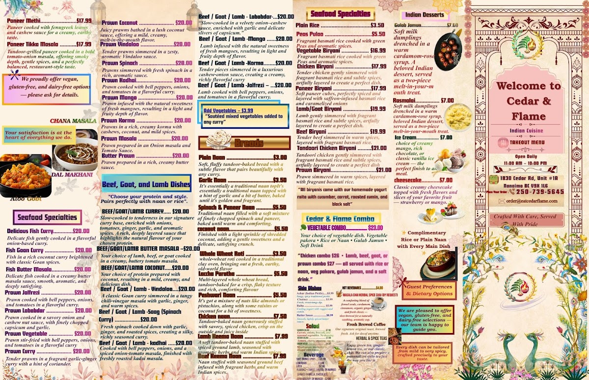 Menu Aarkul - Diverse Indian Cuisine-1