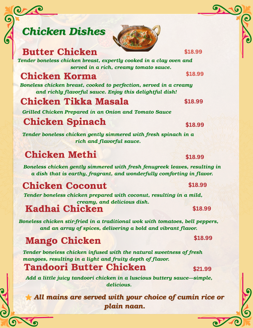 Menu Aarkul - Diverse Indian Cuisine-10