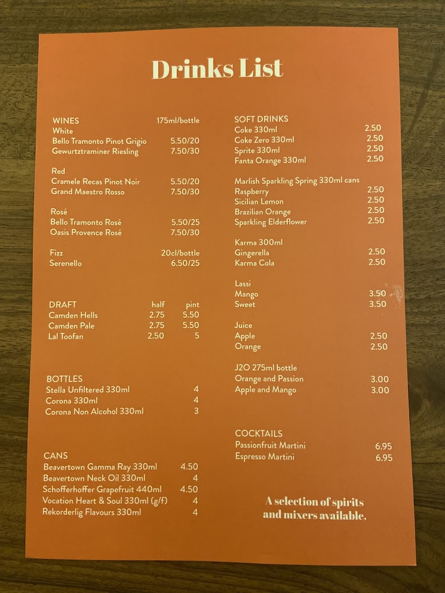 Menu Aarti Indian Restaurant Leeds-10