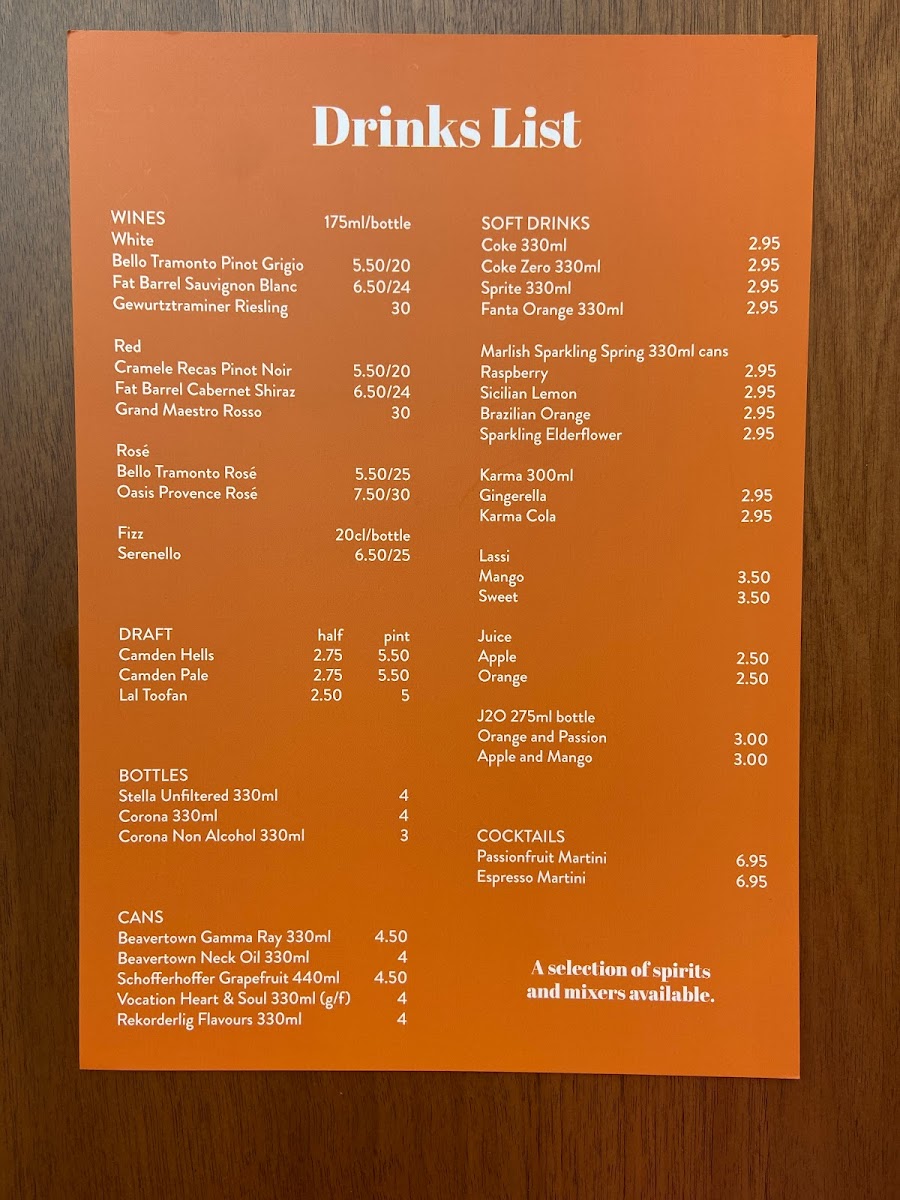 Menu Aarti Indian Restaurant Leeds-4